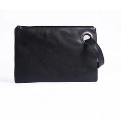 Women's Leather Envelope Clutch Evening Handbag