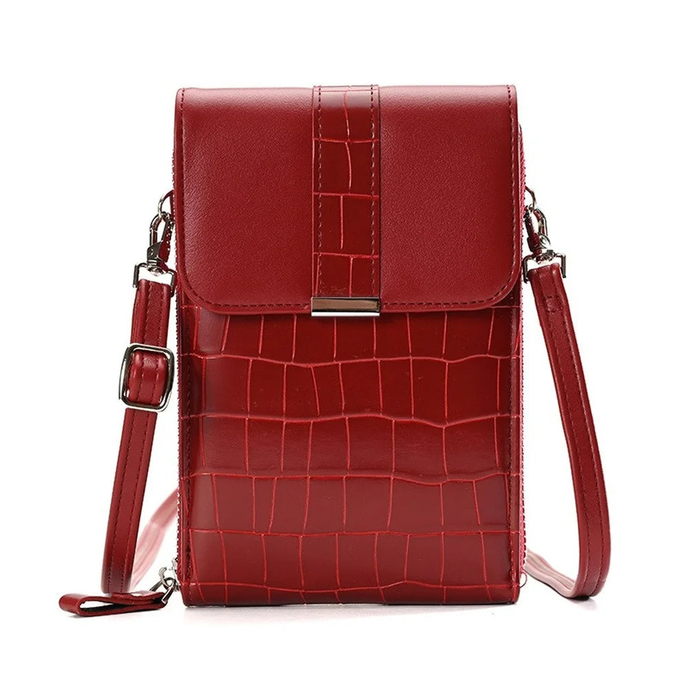 Crocodile Pattern Mini Phone Bag Wallet Purse