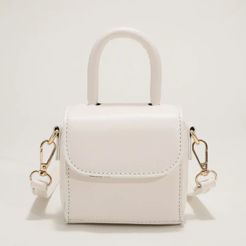 Solid Handheld Small Square Bag for Children