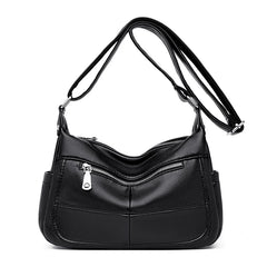 Fashionable Leather Work Shoulder Bag with Adjustable Strap