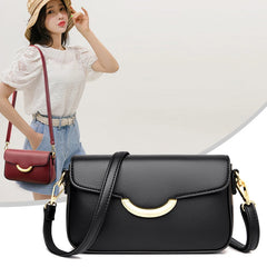 Stylish Women Leather Crossbody Bag High Capacity Work Handbags