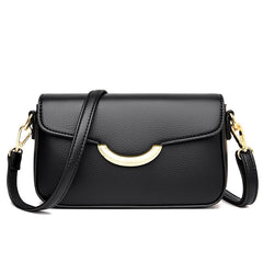Stylish Women Leather Crossbody Bag High Capacity Work Handbags