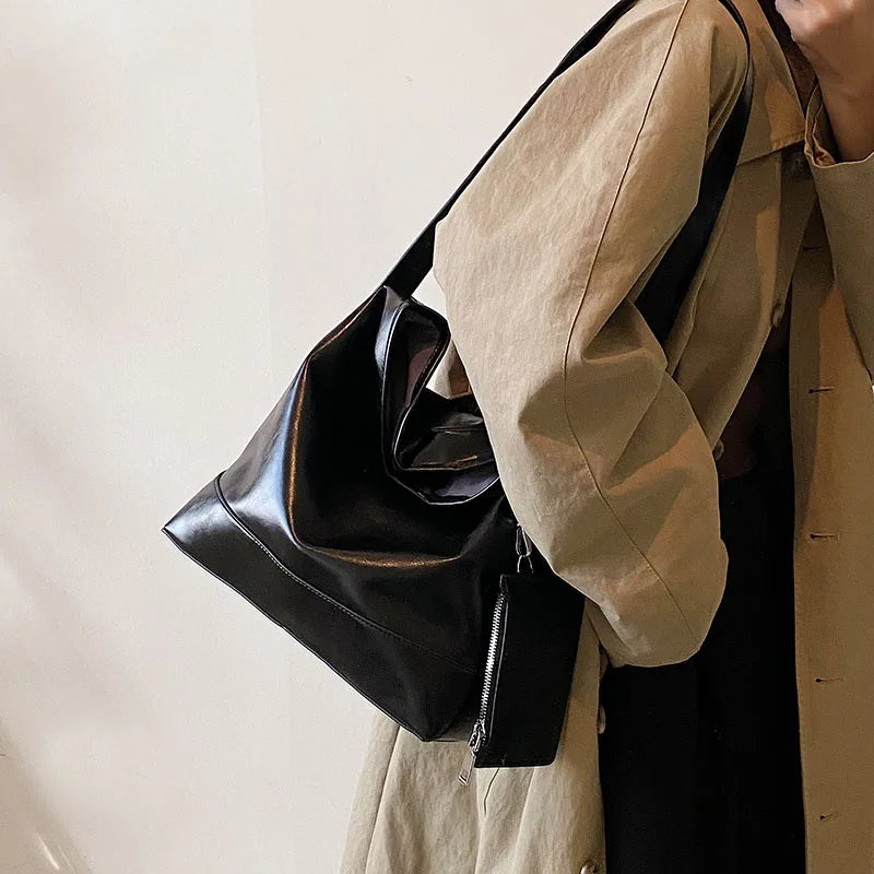 Women Shoulder Bags Top PU Leather For Work Shopping Daily Casual Multi-function