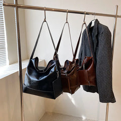 Women Shoulder Bags Top PU Leather For Work Shopping Daily Casual Multi-function