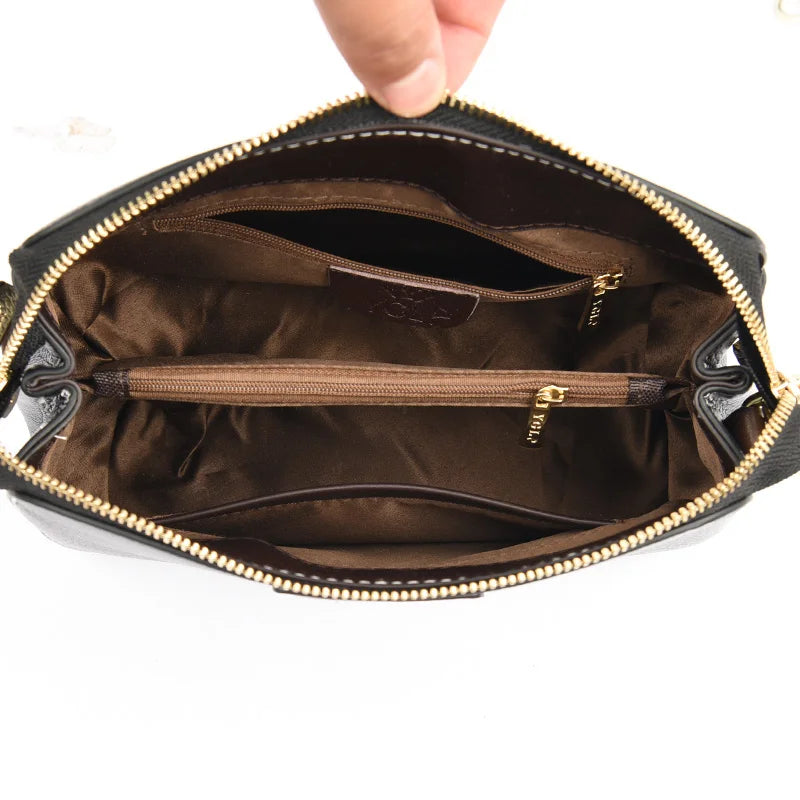 Women's Leather Crossbody Shoulder Bag Casual Work Handbag