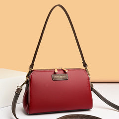 Women's Leather Crossbody Shoulder Bag Casual Work Handbag