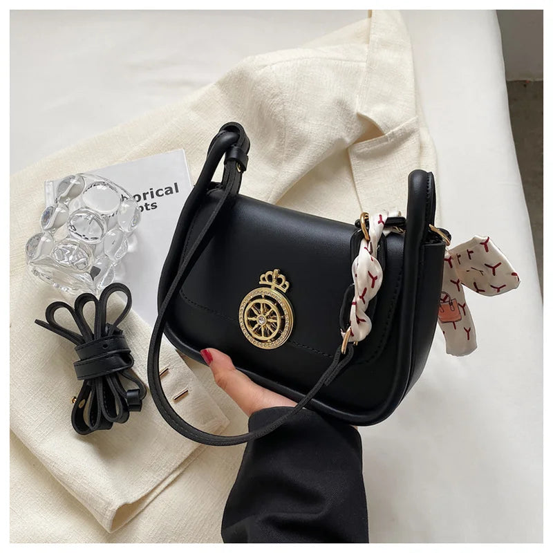 Female Silk Scarf Underarm Shoulder Bag