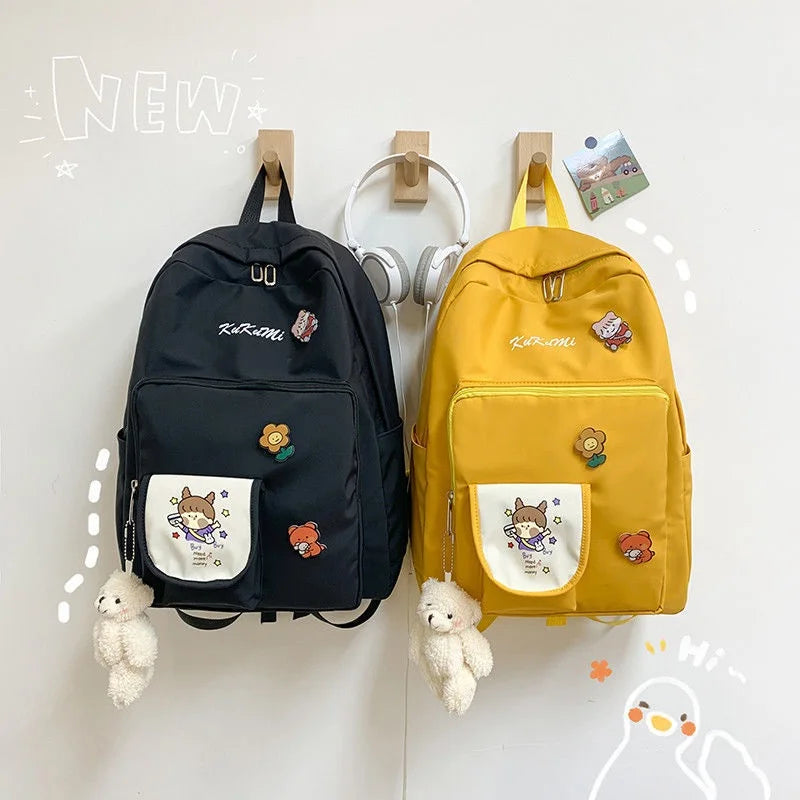 Girl's Harajuku Style Backpack for High School