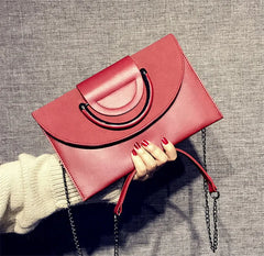 Women's Faux Leather Messenger Bag Casual Clutch