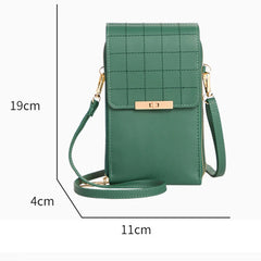 Women's Transparent Touch Screen Phone Bag