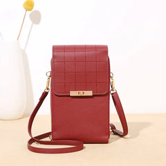 Women's Transparent Touch Screen Phone Bag