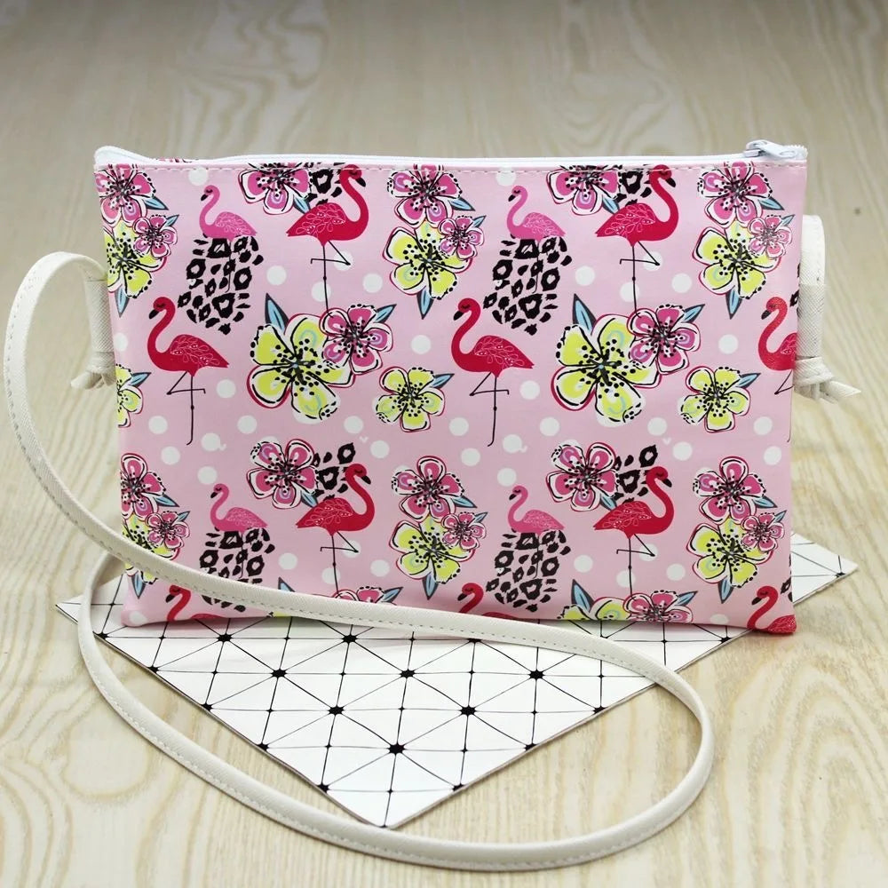 Flamingo Handbag Small Fresh Printing Waterproof One-shoulder Messenger Bag