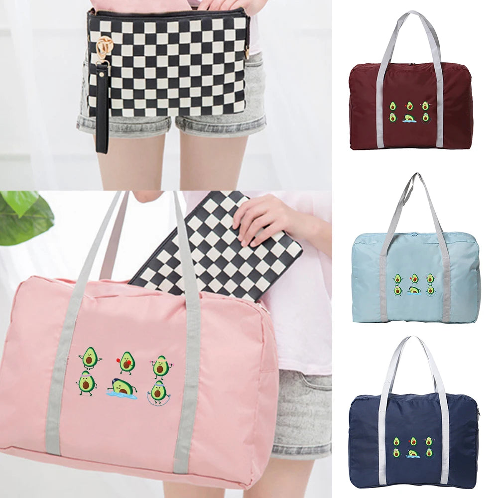 Foldable Travel Bag Women Duffle Bag Organizers Large Capacity