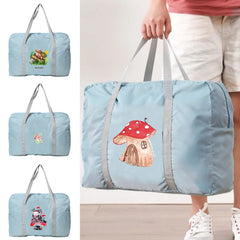 Large Capacity Foldable Travel Bag for Lady Men Weekend Clothes Storage