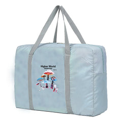 Large Capacity Foldable Travel Bag for Lady Men Weekend Clothes Storage