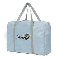 Large Capacity Folding Travel Bag Nylon Weekend Organizer Clothes Storage