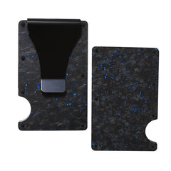 RFID Blocking Carbon Fiber Wallet with Money Clip