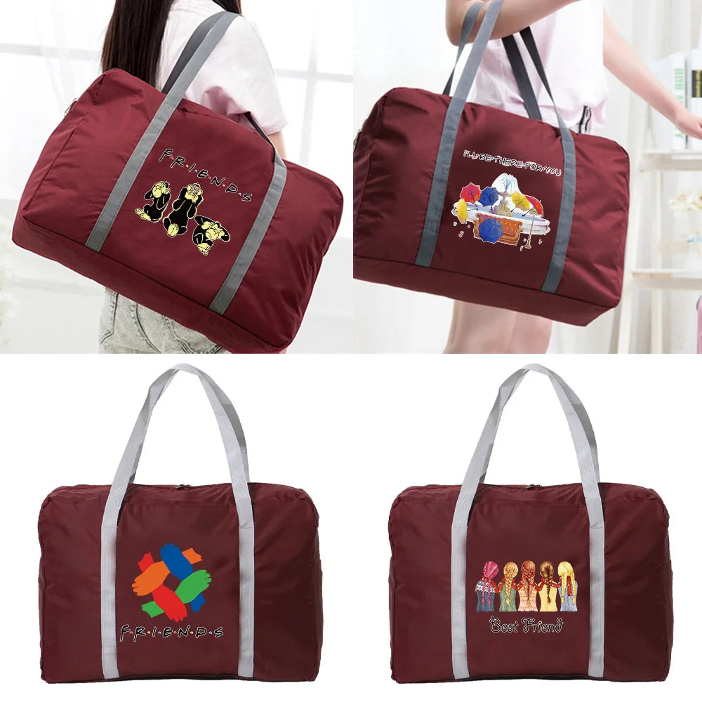 Foldable Travel Bag Unisex Large Capacity Luggage