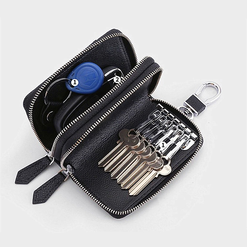 Leather Key Wallets Men Women Key Pouch