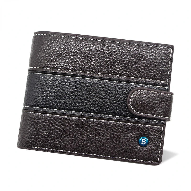 Real Cowhide Short Men Wallet Portefeuille Homme Business