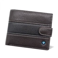 Real Cowhide Short Men Wallet Portefeuille Homme Business