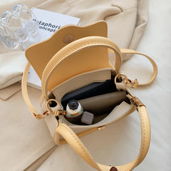 Green PU Leather Shoulder Bag Crossbody Small Flap Messenger