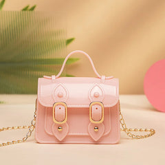 Sweet Crossbody Jelly Bag Chain Small Square Shoulder Bag