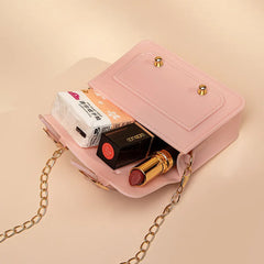 Sweet Crossbody Jelly Bag Chain Small Square Shoulder Bag