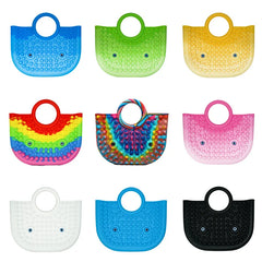 Handbag Pops Fidget Toy Rainbow Push Bubble Dimmer Antistress