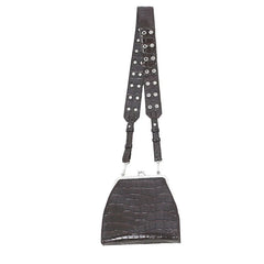Crocodile Wide Straps Women Bag Vintage Messenger Bag
