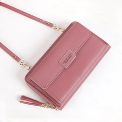 Womens Crossbody Bag Purse Clutch Wallet Shoulder Bag PU