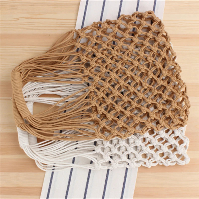 Straw Beach Bag for Women Summer Casual Shopping Travel Handbag