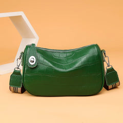 Women Shoulder Bag Cowhide Leather Messenger Handbag
