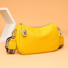 Women Shoulder Bag Cowhide Leather Messenger Handbag