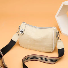Women Shoulder Bag Cowhide Leather Messenger Handbag
