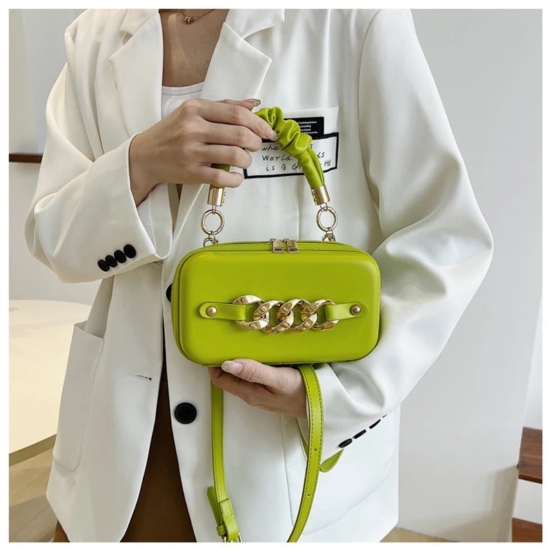 Versatile Women's One Shoulder Square Bag