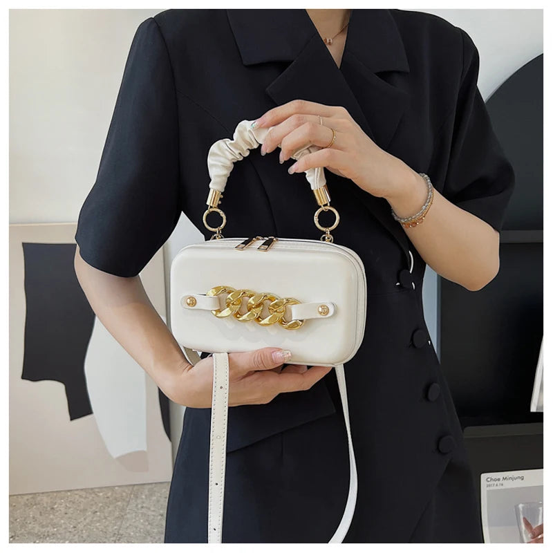 Versatile Women's One Shoulder Square Bag