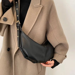 Large Capacity Retro Messenger Women Bag Soft Leather Single Shoulder Bag
