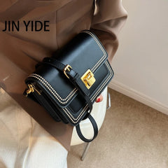 Mini Leather Flap Crossbody Bag for Women Shoulder Handbag