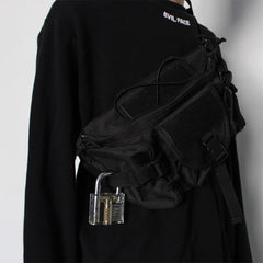 Outdoor Waterproof Tactical Waist Bag Molle System Pouch Fanny Pack