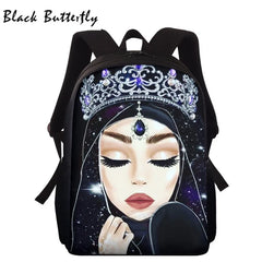 Muslim Islamic Girl Pattern School Backpack for Girl