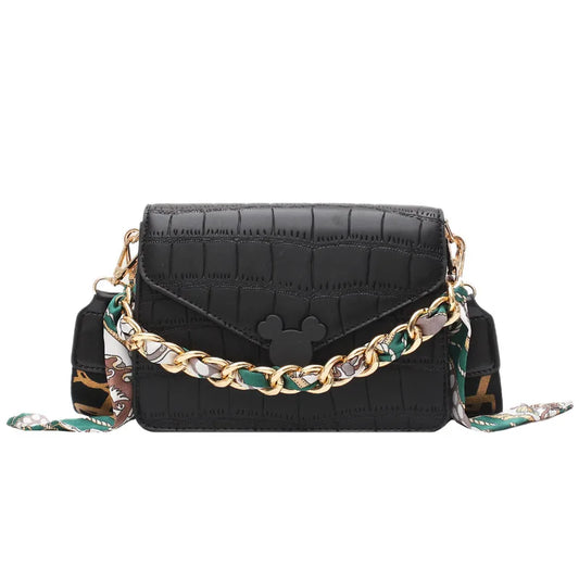 Stylish Serpentine Shoulder Bag Crossbody Messenger Handbag