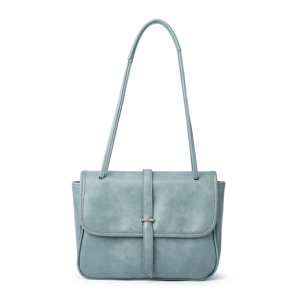 Soft Leather Flap Women's Crossbody Shoulder Bag Handbag Bolsa Feminina