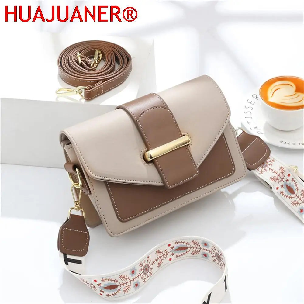 Leather Crossbody Messenger Bag Women Handbag