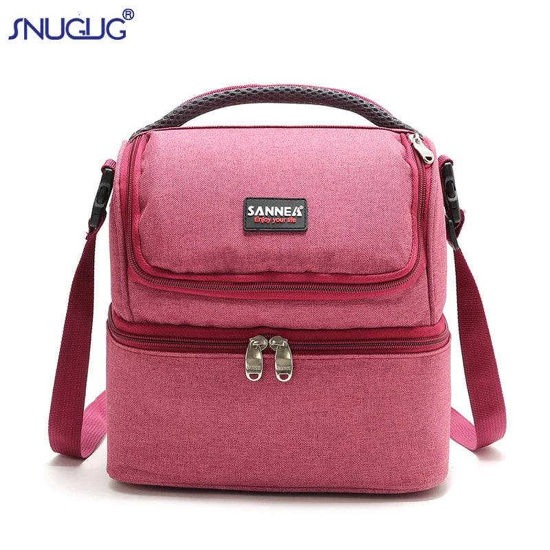 Thermal Lunch Bag for Outdoor Activities - Food Cooler Bag for Snacks and Meals