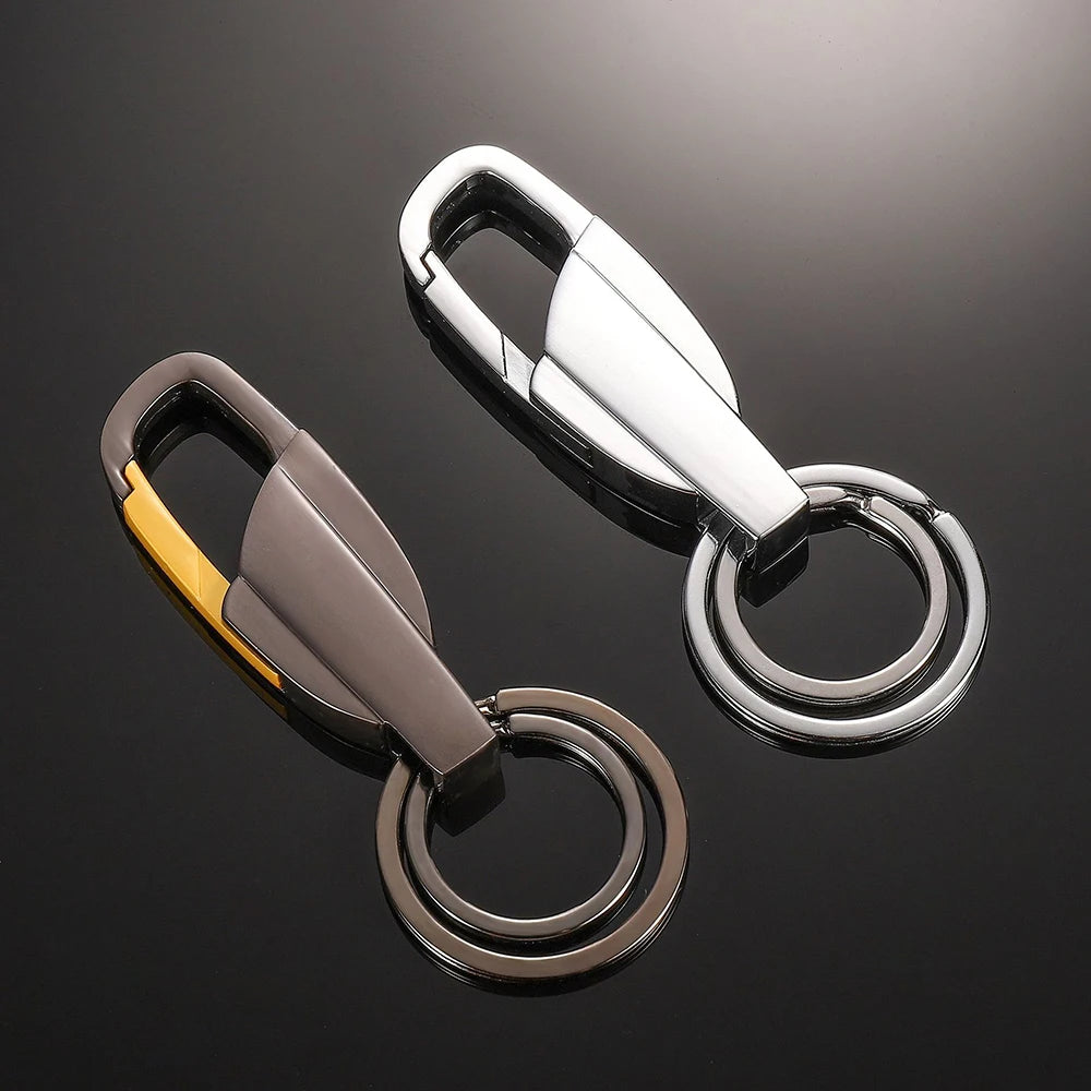 Metal Car Keyring Pendant Key Chain Bag Men's Belt Waist Buckle Keychain