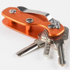 Aluminum Alloy Keychain Flexible Key Holder Clip Keys Organizer Bag Folder