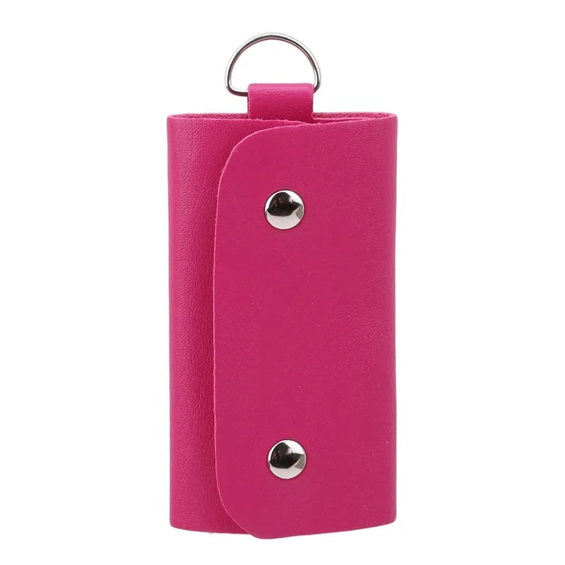 Keychain Organizer Leather Key Wallet Car Keychain Men Women Key Case Gift