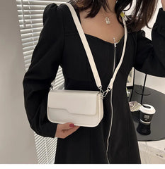 Korea Mini PU Leather Bags For Women Solid Shoulder Messenger