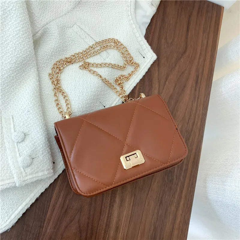 Korea Style Shoulder Bag Chain Strap Crossbody Bags For Women